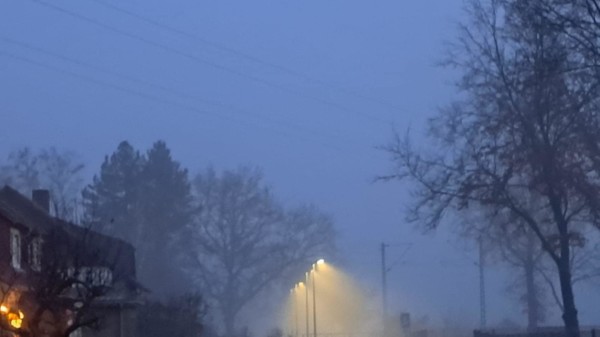 Laterne im Nebel
